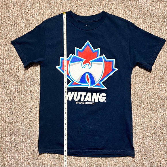 Wu Tang Brand Limited Maple Leaf Blue Jays Logo Navy T Shirt Small - Picture 5 of 7
